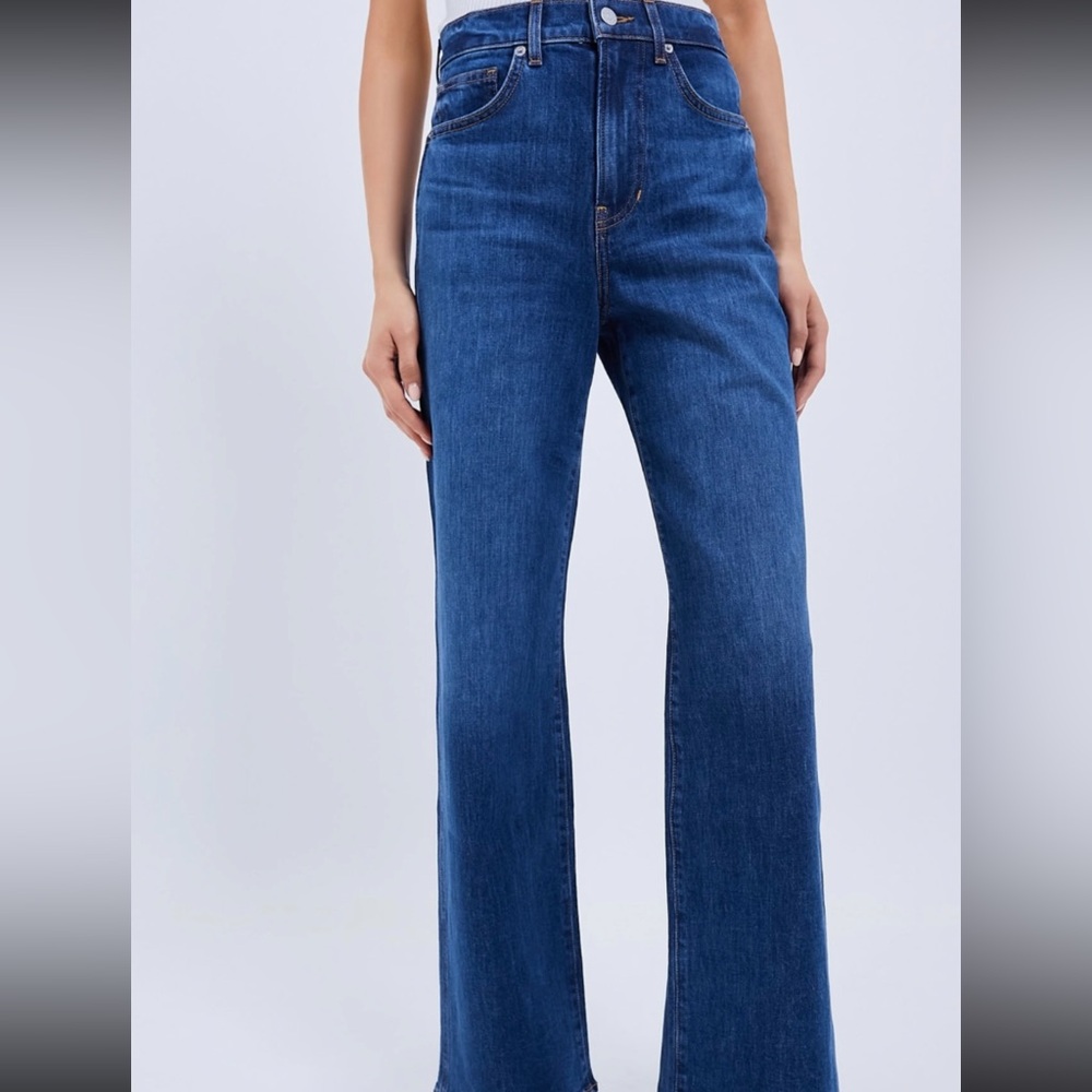 Cider Classic Blue Wide Leg Jeans